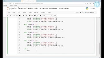 Python Programlamaya Giriş Bölüm 17: Fonksiyonlar Hesap Makinesi