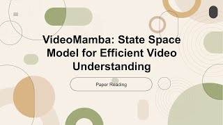 [ECCV 2024] VideoMamba: State Space Model for Efficient Video Understanding