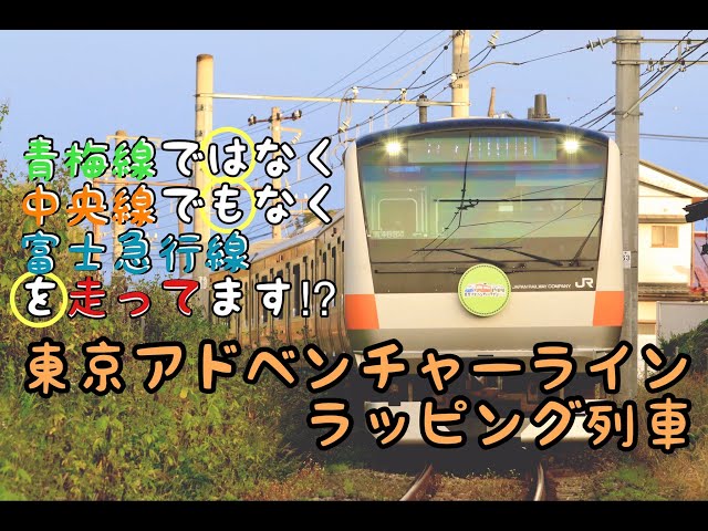 富士急行線にE233系 青463編成が！ 東京アドベンチャーライン
