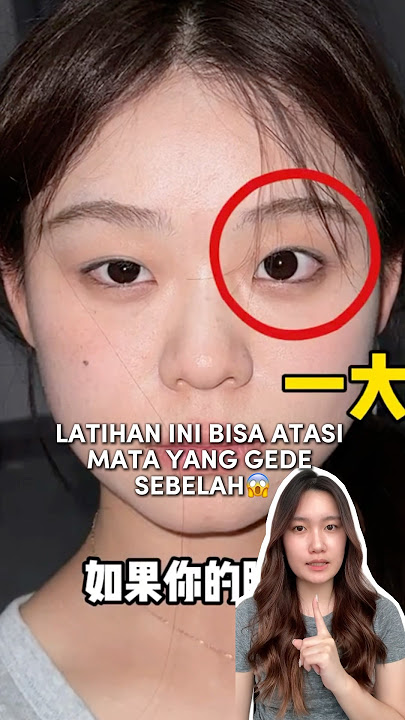 This exercise can overcome one eye that is too big😱