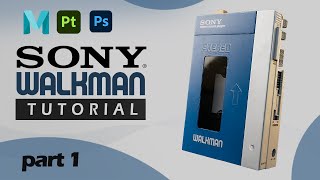 Create a 3D Sony Walkman in Maya Part 1 | #3d #youtube #tutorial #vfx #maya3d #animation #sony