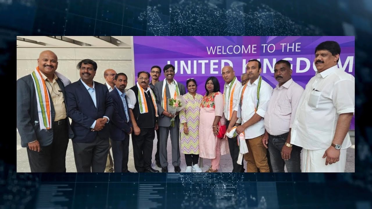 AICC Secretary Perumal Viswanathan Receives Warm Welcome in London by OICC UK