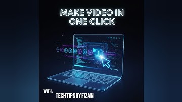Make video in one Click|Free AI Tools|By Tech tips by fizan 