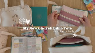 My New Church Bible Tote | Organize With Me