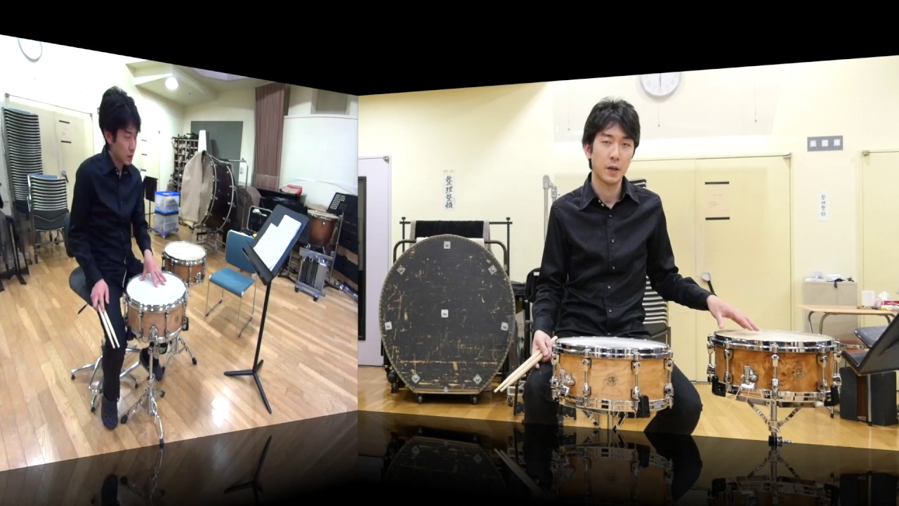 秋田孝訓 (東京佼成ウインドオーケストラ) -TAMA Concert Snare Drumを 