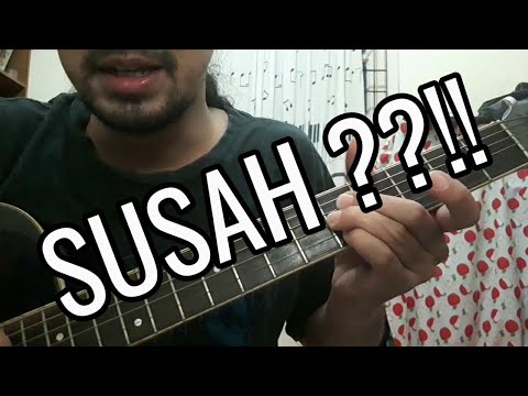 TIPS MENEKAN JARI PADA GITAR SAMPAI BISA BLOCK CHORDS! (Chord B Major) ILMU YANG MENCENGANGKAN!!!