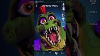 FNaF AR Shattered Monty Workshop Animations #shorts #fnaf9 #animation