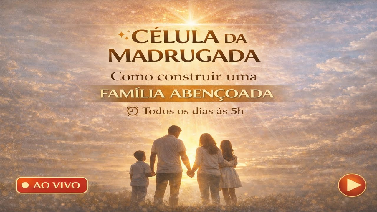#002 Célula da Madrugada - Como construir uma família abençoada - 21 fevereiro 2025