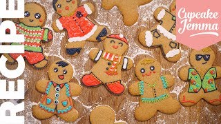 How to Make GINGERBREAD MEN!  | A Classic Recipe For Your Christmas Baking | Cupcake Jemma