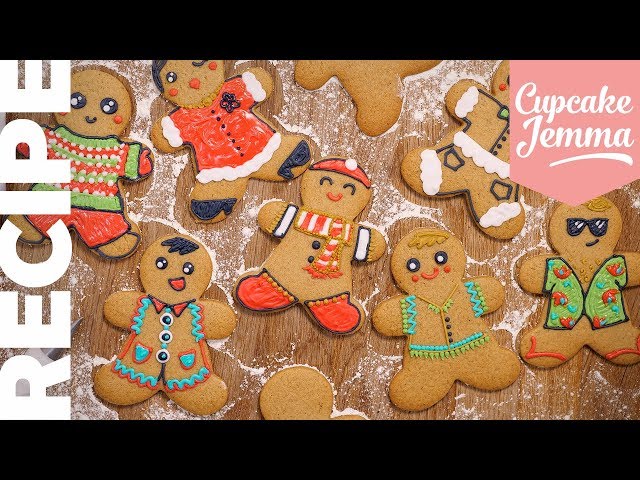 How to Make GINGERBREAD MEN!  | A Classic Recipe For Your Christmas Baking | Cupcake Jemma