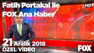 Binali Yıldırım veda turunda mı? 21 Aralık 2018 Fatih Portakal ile FOX Ana Haber