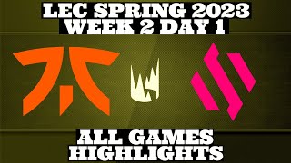 FNC VS BDS | Week 2 Day 1 | LEC Spring 2023 | Highlights by Pro Esports Highlights