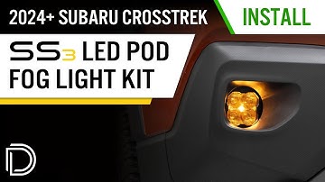 How To: Install 2024+ Subaru Crosstrek Type Y LED Fog Light Kit | Diode Dynamics x Foxbeam Lighting