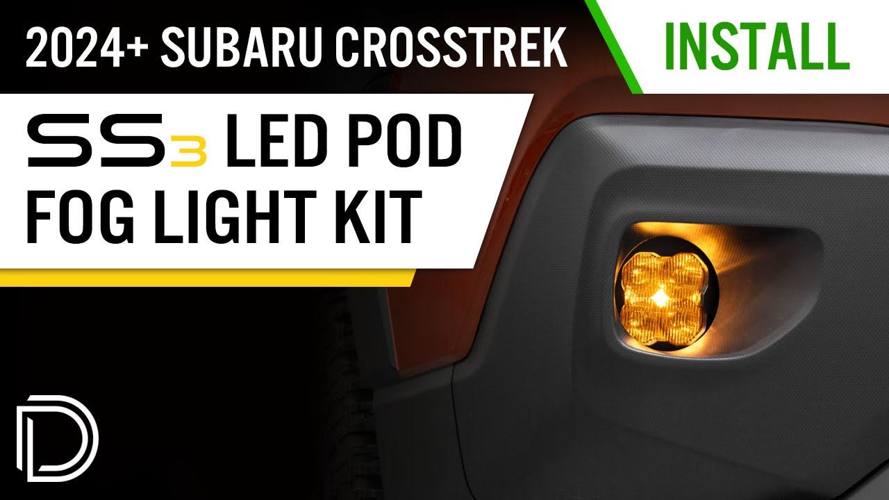 SS3 LED Fog Light Kit for 2024-2026 Subaru Crosstrek Wilderness