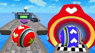 Panduan Walkthrough SpeedRun Gameplay Terbalik Vs Petualangan Bola Bergulir di Langit Level 226 💥👣 screenshot 5