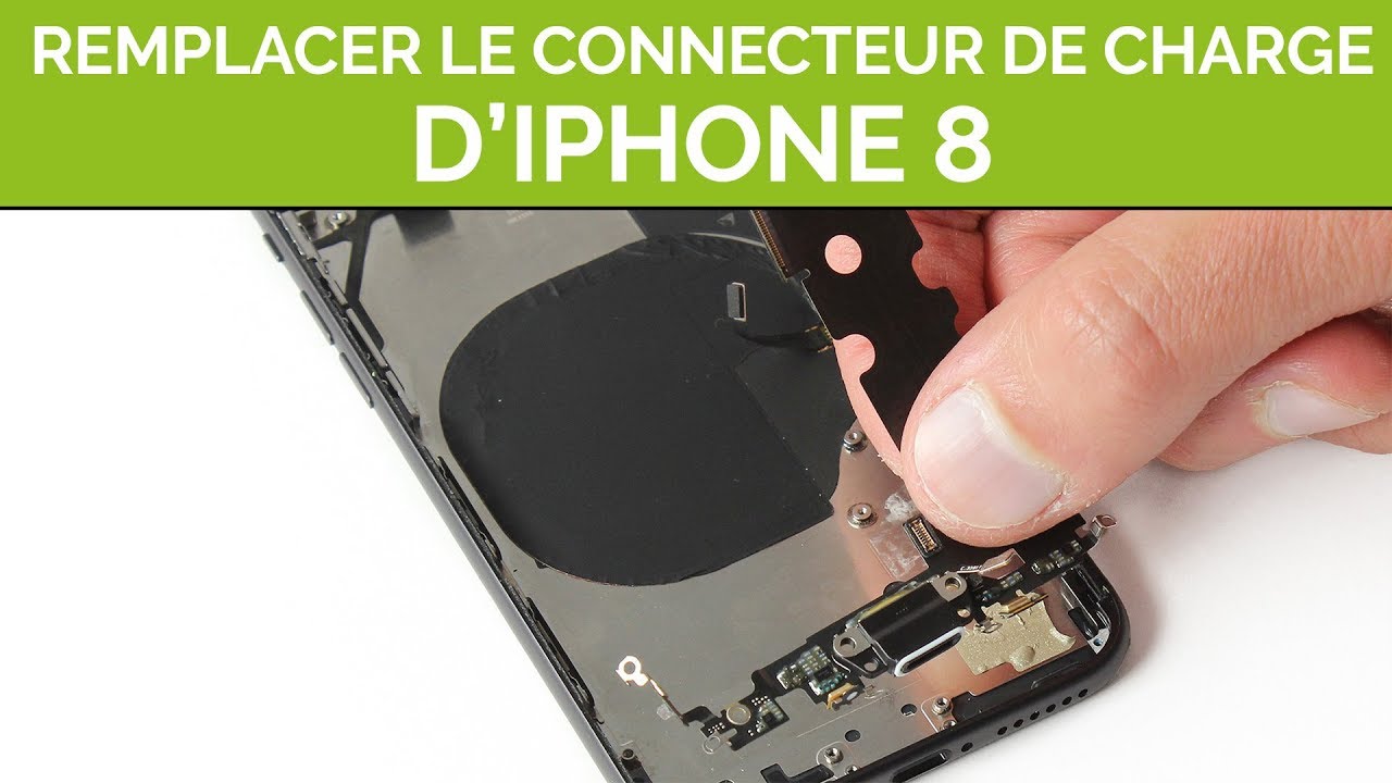 Port De Charge + Connecteur Dock Pour IPhone 8 - Kit De Remplacement Avec Outils D'ouverture
