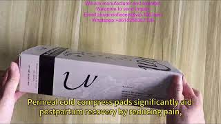 Patented ultra - thin perineal cold compress pad