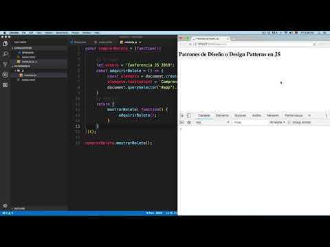 El patrón Module en JavaScript (VIDEO 2 DE 2)