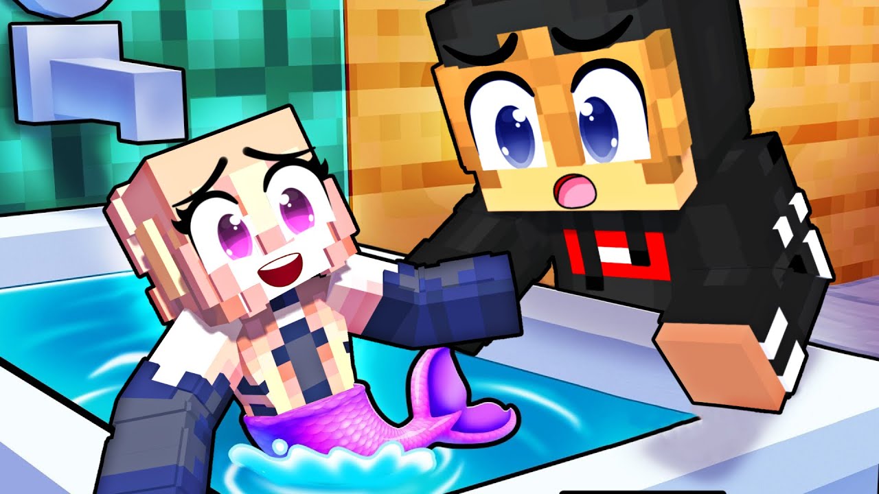 Am ADOPTAT O BEBE SIRENA in Minecraft