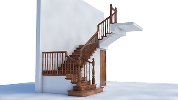 Hướng dẫn vẽ cầu thang bằng 3dmax I How to make Staire in 3dsmax