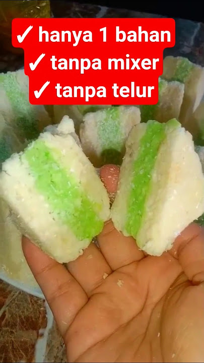 hanya 1 bahan,kue getuk lindri yang super enak