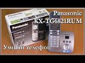 Радиотелефон DECT Panasonic KX-TG6821RUM с автоответчиком и радионяней