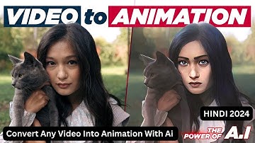 Convert Any Video Into Animation With Ai in Hindi 2024 | Video To Animation Ai | Ai Video Generator