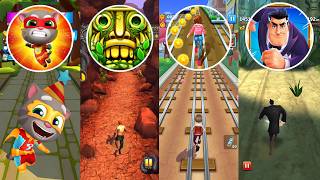 Talking Tom Hero 🆚 Temple run 🆚 Subway princess runner 🆚  screenshot 3