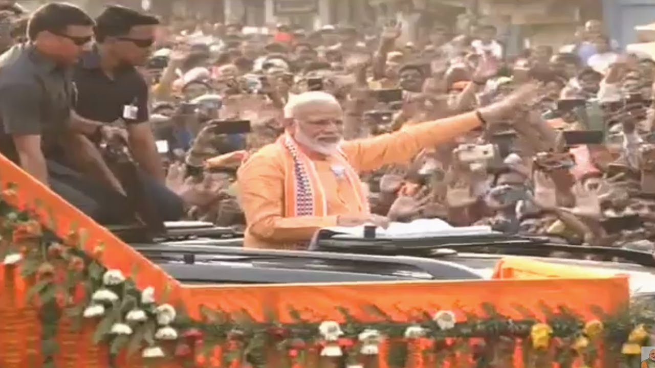 PM Modi launches mega Varanasi roadshow with tribute to Madan Mohan Malaviya