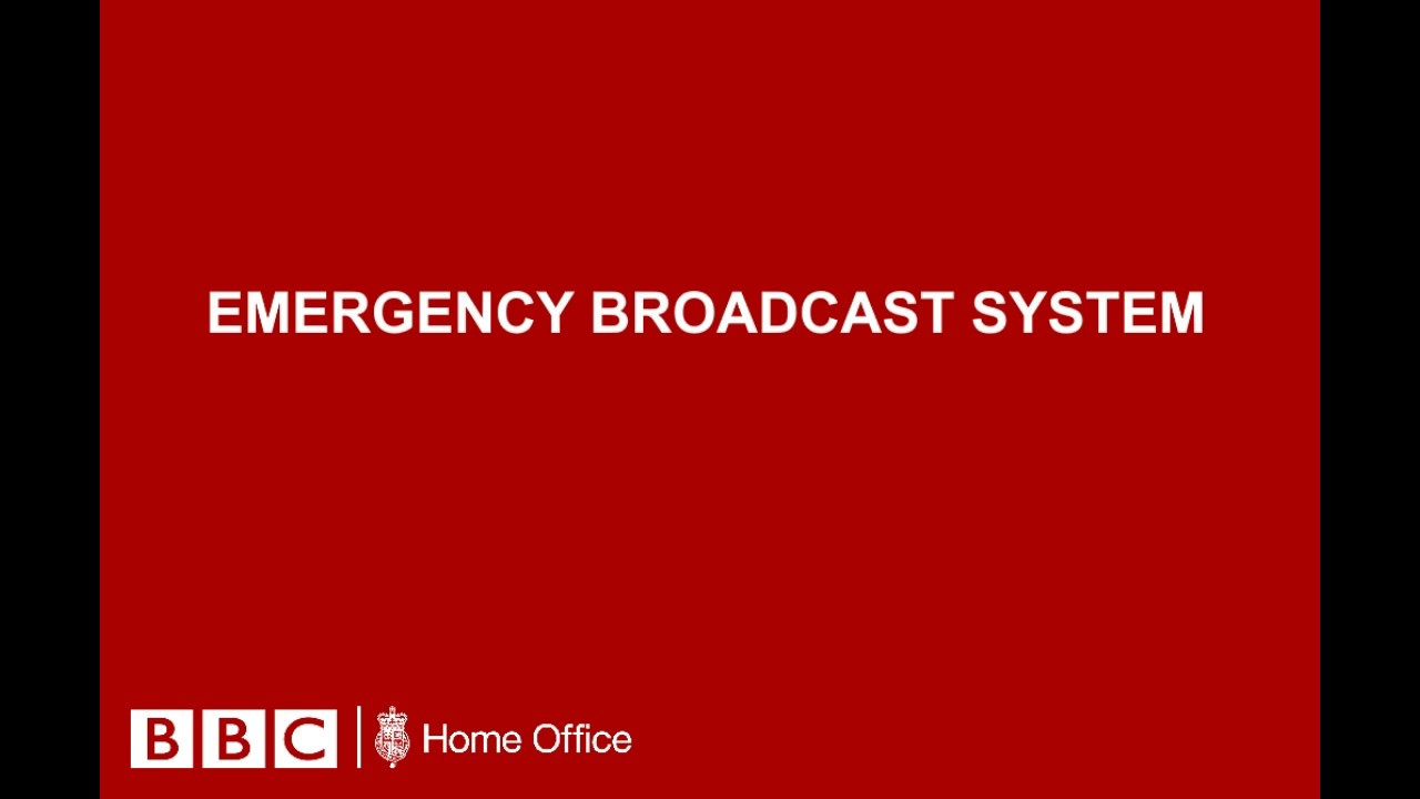 BBC 1 Emergency Broadcast System YouTube