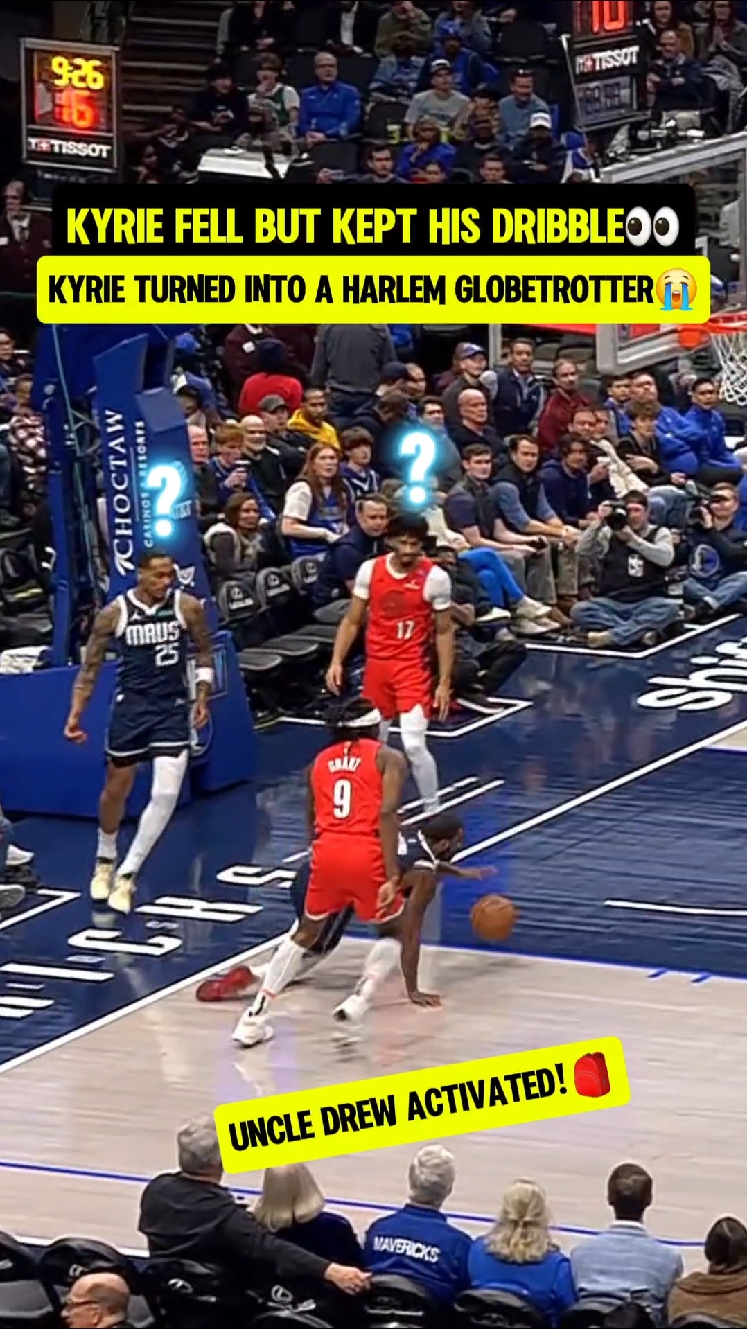 Kyrie to the Harlem Globetrotters?