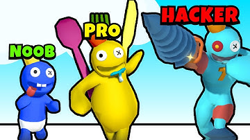 🤢 NOOB 😎 PRO 😈 HACKER | Merge Rainbow: 3D Run | iOS - Android APK