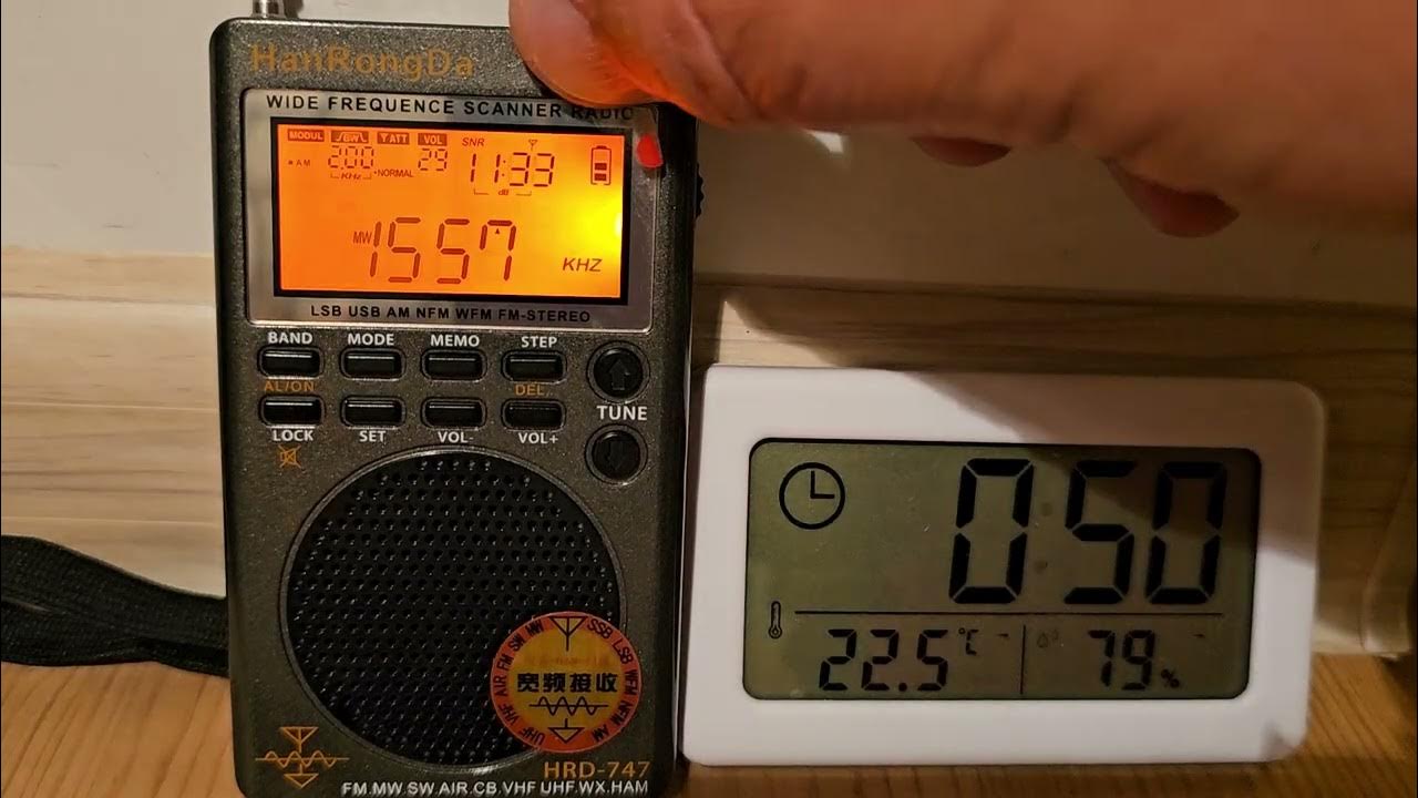 HanRongDa HRD747. Радио Лента 1557 кгц YouTube
