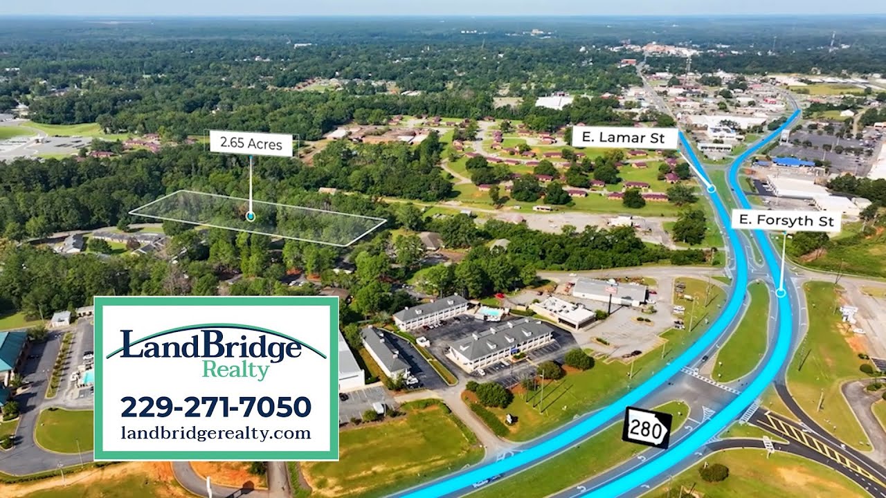 Zoned C2 General Business 2.65 acres of land Americus, Ga 74,900