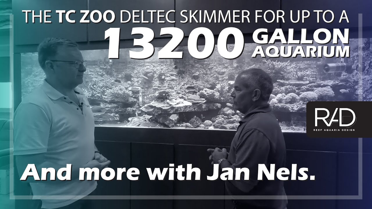 NEED A 13200-GALLON AQUARIUM FILTRATION? MEET THE DELTEC TC ZOO SKIMMER | TALK WITH JAN NELS AT RAD