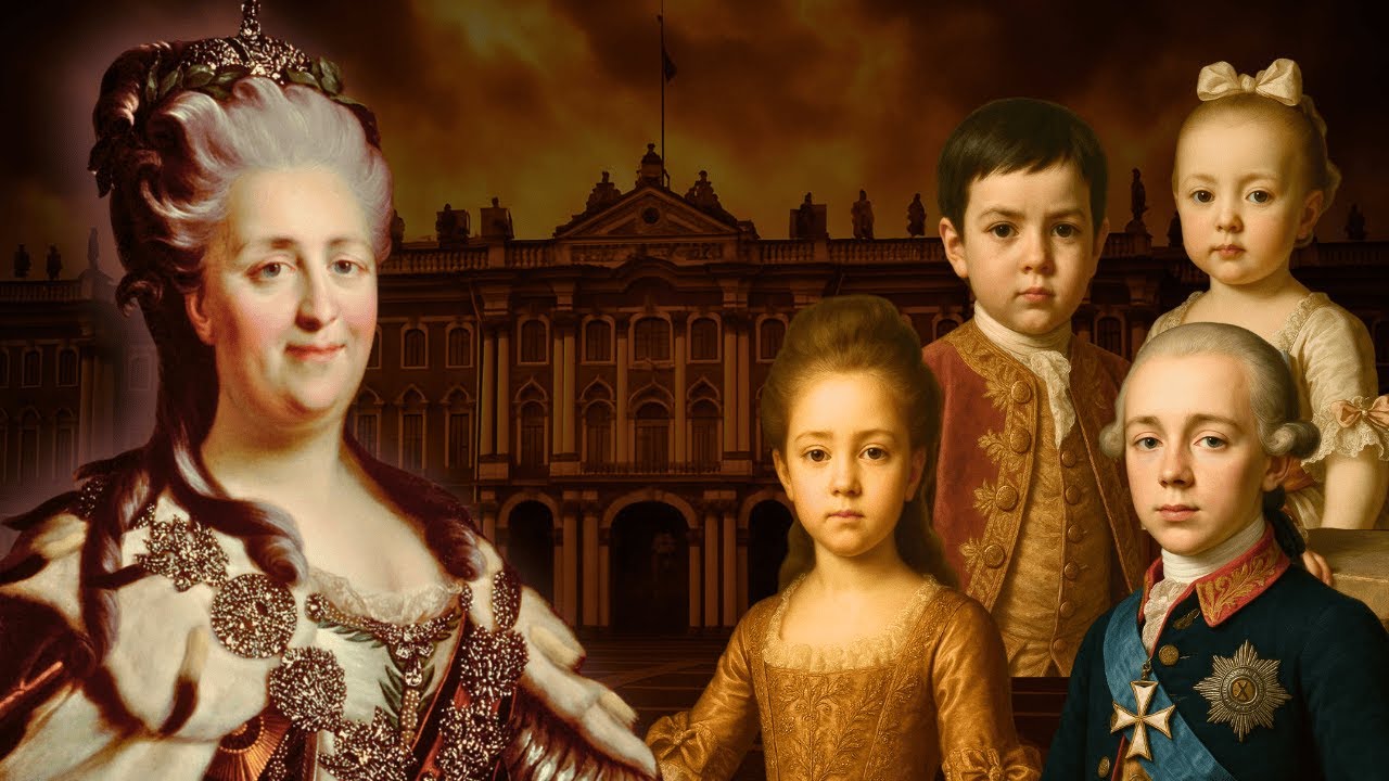 Екатерина Великая на царском троне: Что стало с её детьми?