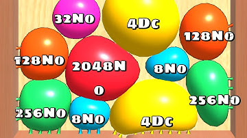 Blob Merge 3D - All Bosses Satisfying ASMR Gameplay 9 | ( Cube Arena 2048 )