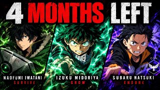 You Only Have 4 Months Left. 