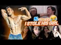 Girls Reactions to Muscles Omegle: He Got His Girl Stolen | "DADDY!" | Girls Reactions Omegle