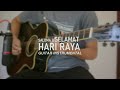 Saloma  selamat hari raya cover  guitar instrumental version