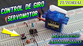 Rotation control of a Servomotor with automatic return // ``NE555 + Pushbutton´´// by ElectronicaLED 12,472 views 1 year ago 5 minutes, 42 seconds