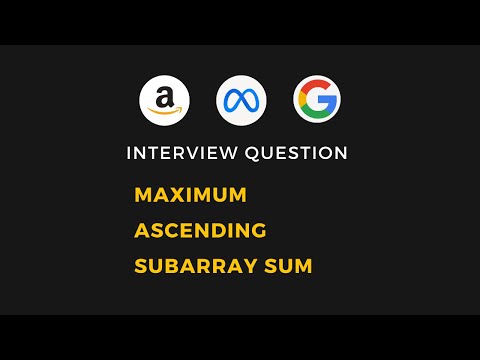Maximum Ascending Subarray Sum | Leetcode