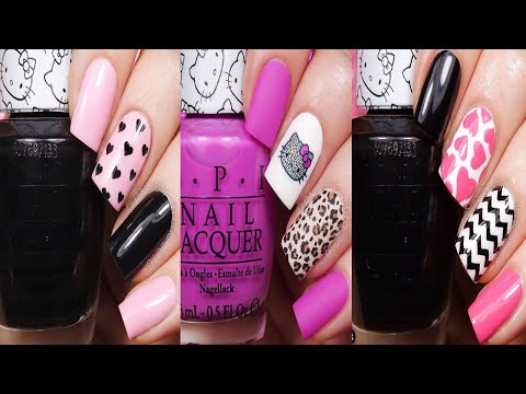 Top nail :New Trendy Art Design Ideas | The Best Nails Art Compilation | Pink nails - nail #67