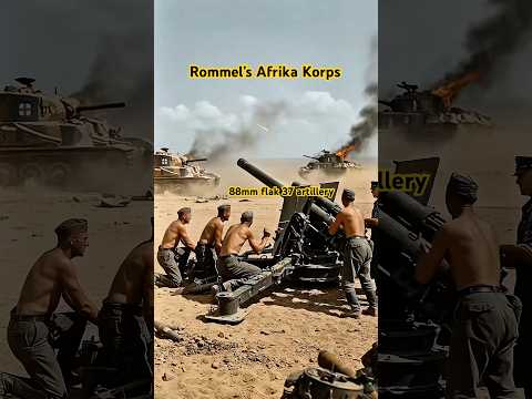 Rommel S Battle Of Gazala 1942 Shorts Amazedmode Wwii Afrikakorps Rommel Flak Africa 