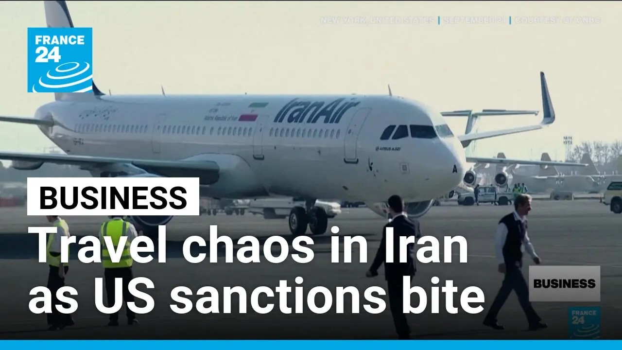 Iran sees air, land travel chaos as US sanctions bite • FRANCE 24 English