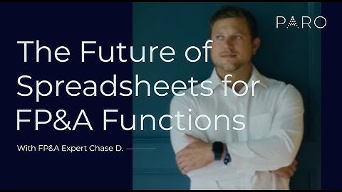 The Future of Spreadsheets with FP&A Expert Chase D.