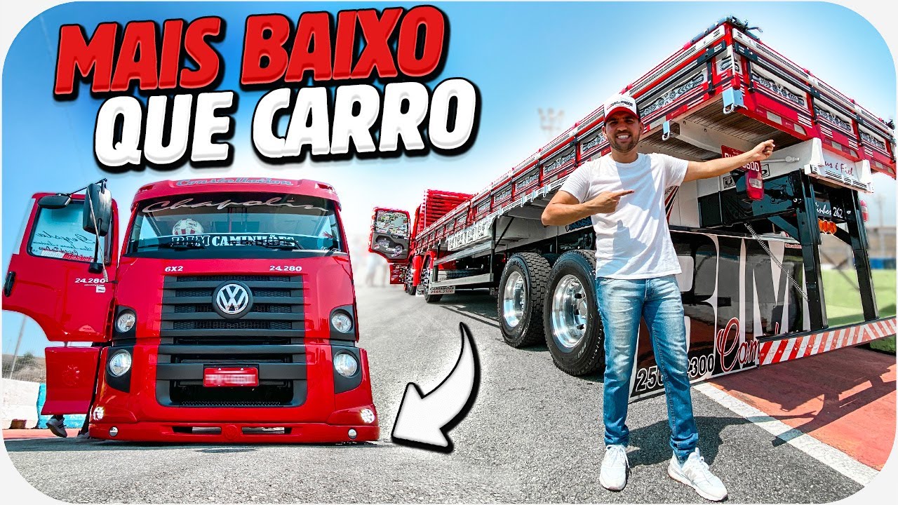 Carro baixo e caminhão arqueado - 🙌🙌