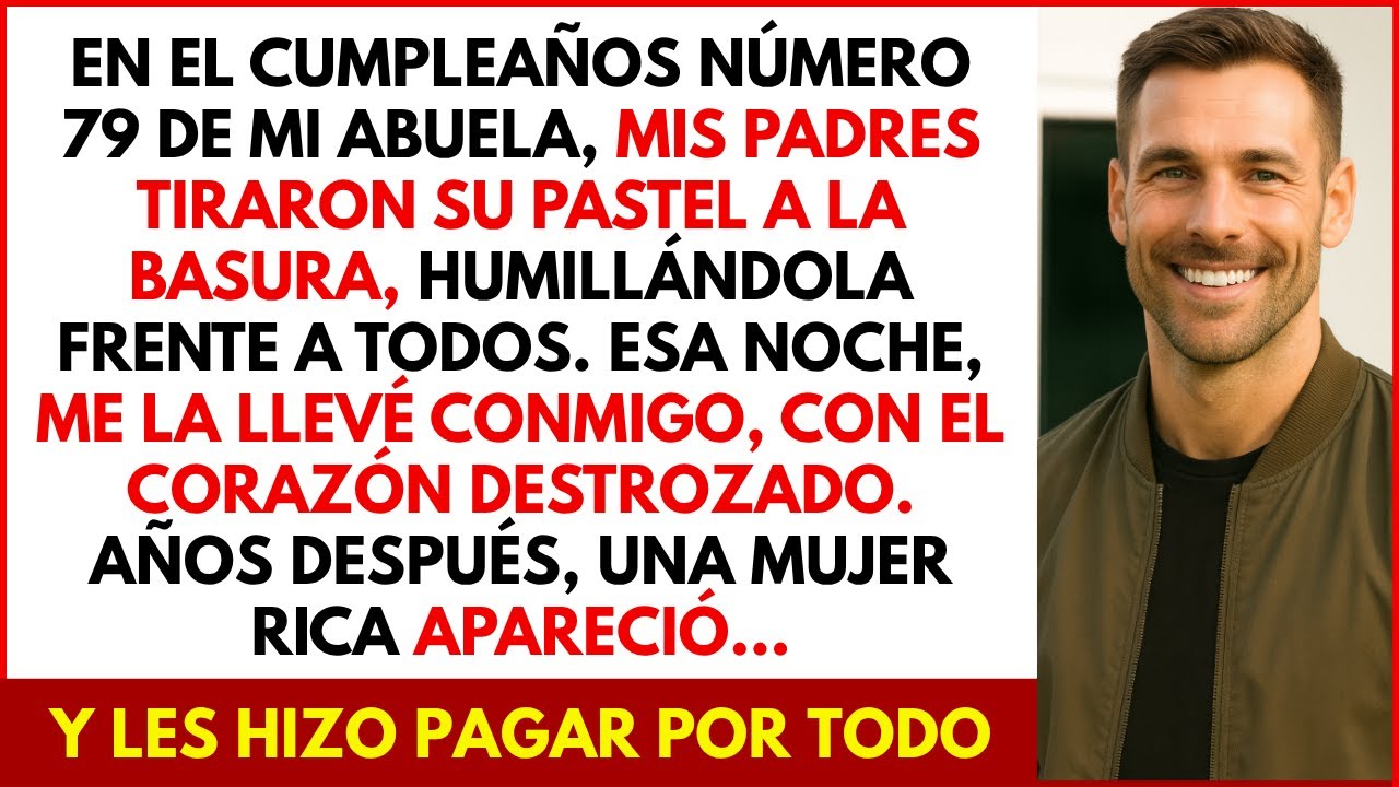 EN EL CUMPLEAÑOS DE MI ABUELA, MIS PADRES TIRARON SU PASTEL A LA BASURA… Y NO CREERAS LO QUE PASO