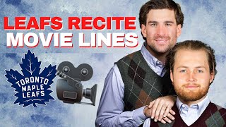 Maple Leafs Recite ICONIC Movie Lines w/ @SteveDangle