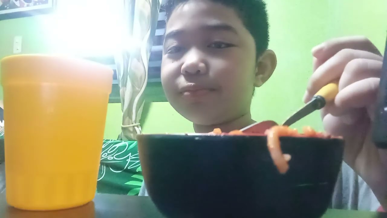 Part 1 spaghetti ni mama mukbang😋 
